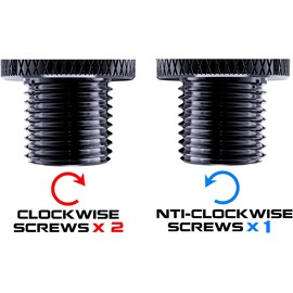 ZEXDDI 3PCS CNC M10x1.25 Motorcycle Mirror Hole Plugs Stock Mirrors Hole Screw Compatible With GROM 125 MSX125 DRZ400 DRZ400SM Z900 Z500 Z400 Z650 MT03 MT07 MT09 SP Rebel 1100 (Black)