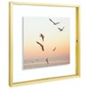 Frametory, 12x12 Floating Picture Frame - Metal Photo Frame -