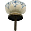 Nicola Spring 6 Pack Light Blue Ceramic Round Drawer Knobs