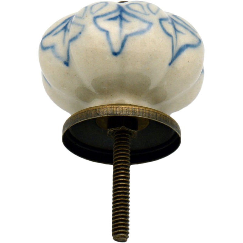 Nicola Spring 6 Pack Light Blue Ceramic Round Drawer Knobs