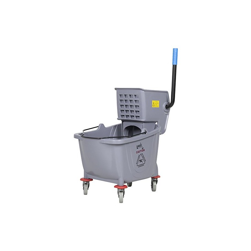 TableTop King 36 Qt. Gray Mop Bucket & Wringer Combo