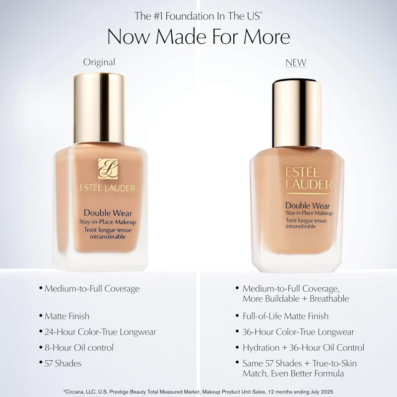 Estée Lauder Double Wear Stay-in-Place 24-Hour Long-Wear Matte Foundation Makeup