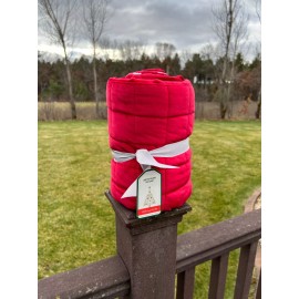 Ricki and Richi Classic Velvet Christmas Quilted Tree Skirt|Xmas Tree Bottom Decoration,54"