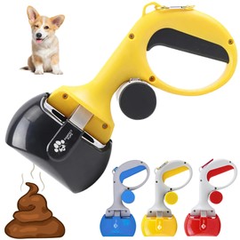 Pawfect Pups Pooper Scooper, Dog Pooper Scooper for Large Medium Small Dogs, 10"x5" Ergonomic and Comfortable Grip, Lightweight Poop Scooper, Portable, Non-Stick Surface, Easy to Clean & Store