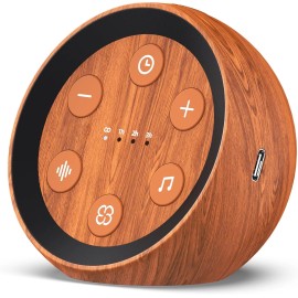 SoundMe Sleep Sound Machine White Noise with 32 Wood Grain, Grain