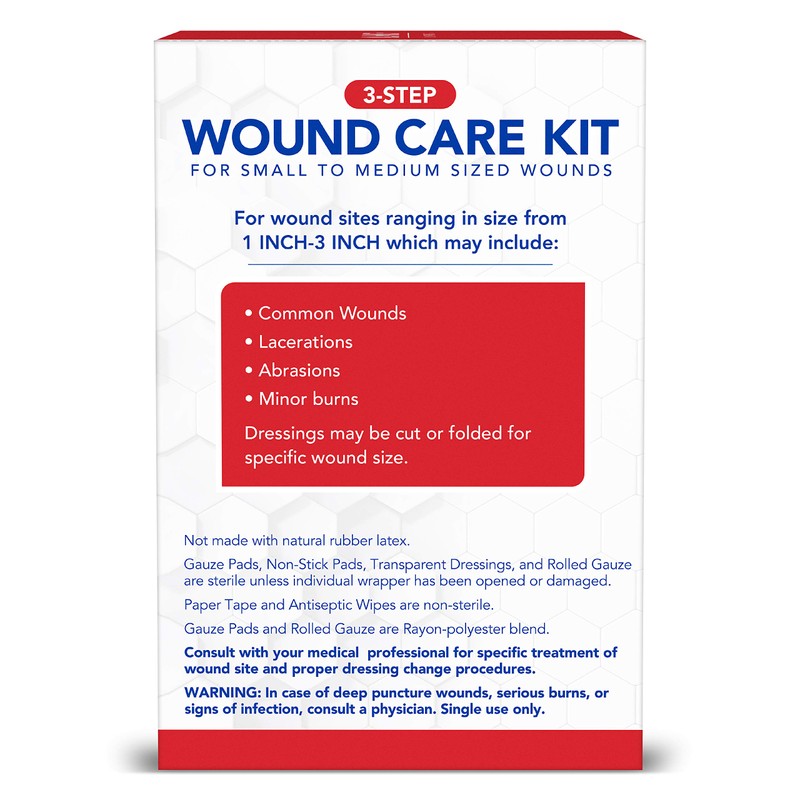 All Health Wound Care Kit & First Aid Supplies, 40