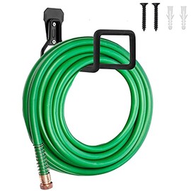 percha de ropa de manguera de metal resistente, soporte de pared, gancho para manguera de jardín, manguera expandible, carrete de manguera, manguera de agua, manguera de bolsillo, manguera