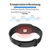 Feloyal Mückenschutz-Armbänder, Anzeige der Körpertemperatur und Anti-Mückenuhr, wiederaufladbar, USB, Ultraschall,