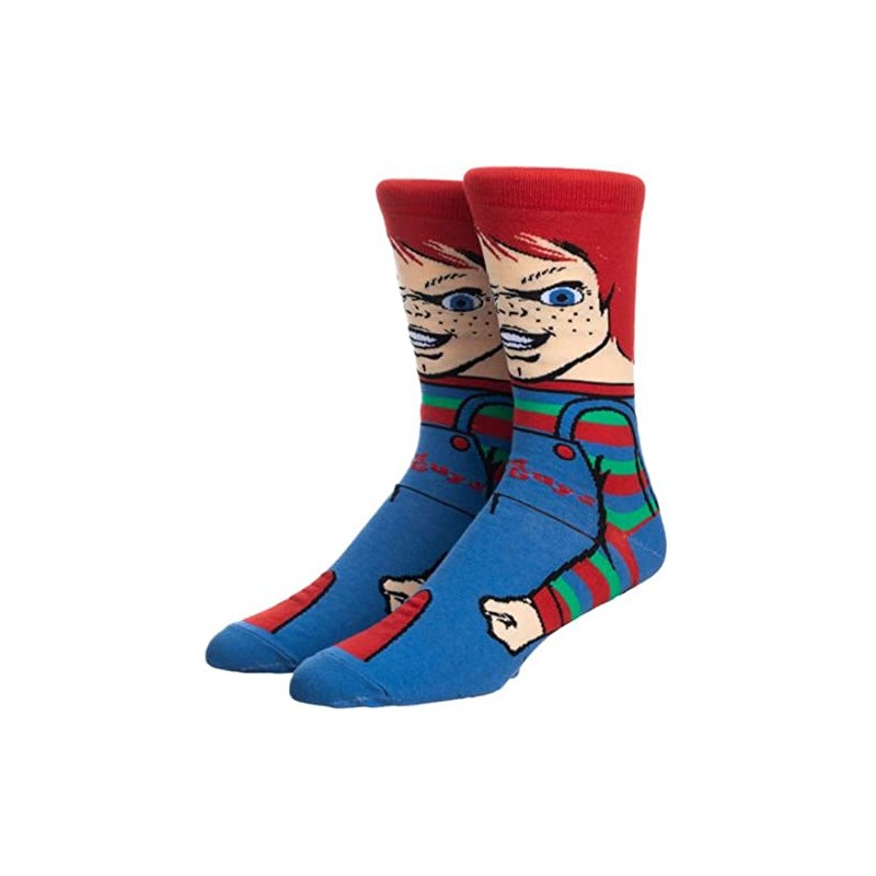 Bioworld Chucky Doll 360-degree Character fun Crew Socks for Men