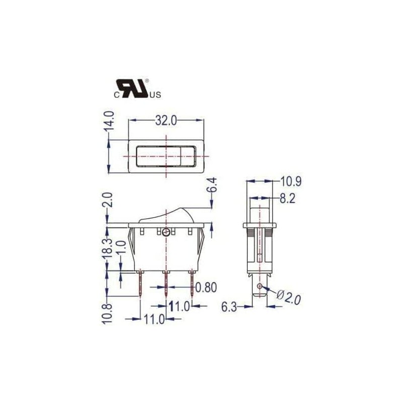 120 Volt On Off Switch for FMI Desa Electric Fireplace