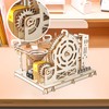 3D Wooden Marble Electric Cranked Model Mechanical Puzzles Kits Roller