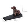 OSALADI Creative Dog Shaped Door Stopper Heavy Duty Cast Iron