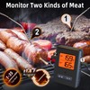 Remote Meat Thermometer Wireless, Vauno Wireless Meat Thermometer for Grilling