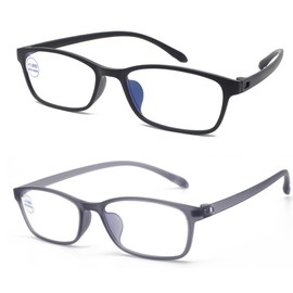 Flexible Reading Glasses Lightweight UV Protection Classic Unbreakable Magnification Readers Anti Eyestrain for Women Men +2.50