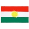 AZ FLAG - Kurdistan Flag - 90x60 Cm - 100D