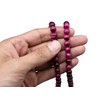 Pink Tiger Cats Eye Buddhist Prayer Beads Japa Mala with