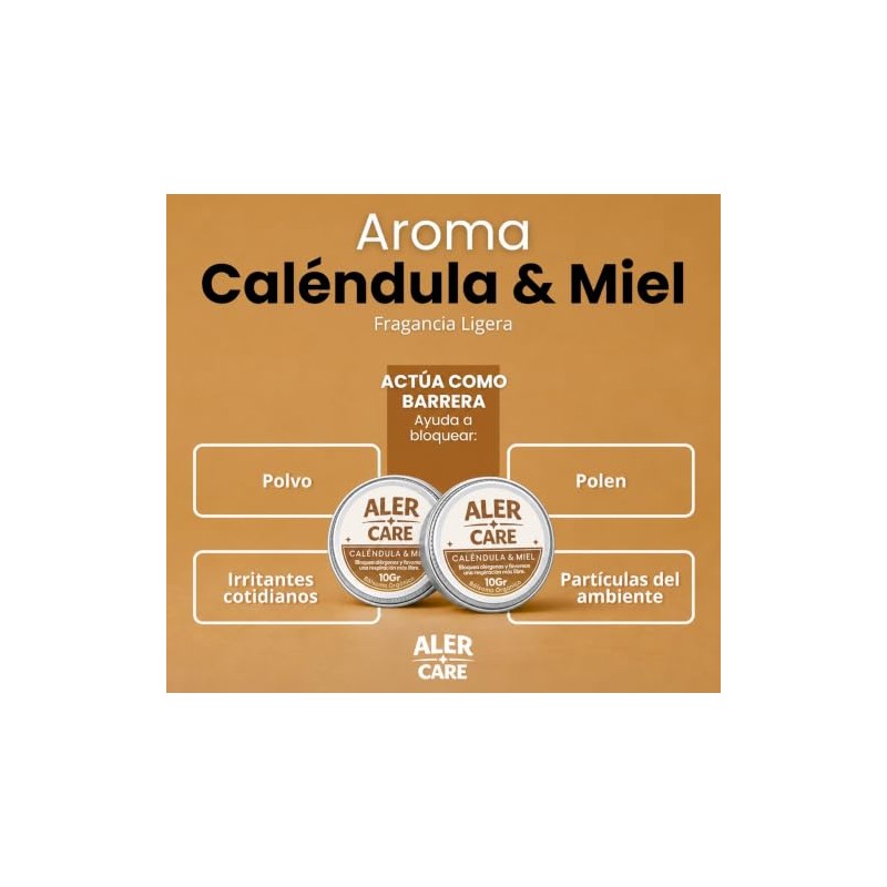AlerCare Caléndula Y Miel Bálsamo Nasal 10g Pack 2