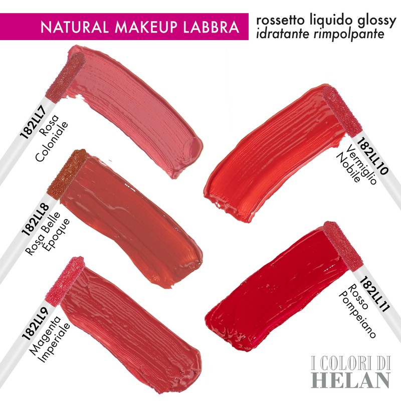 Helan I Colori von Helan Lippenstift, langanhaltend, flüssig, glänzend, kein