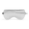 ASUTRA Silk Eye Pillow for Sleep, Silver | Filled w/Lavender