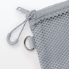 MUJI Polyester Double Zipper Case Grey S OHG87A3S