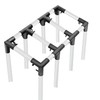 Aoneky 1-3/8 Inch Slant Roof Corner Canopy Fitting Kit, Heavy