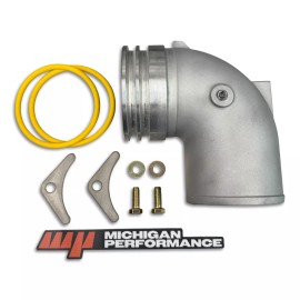 Michigan Performance Caterpillar CAT C15 Turbocharger Intake Elbow New 7W3144 With New 5H7704