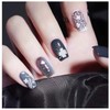 10Pcs/Set Nail Stamping Plates with Silicone Clear Stamper Scraper Flowers