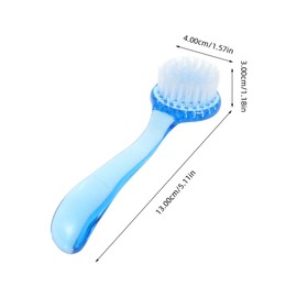 minkissy Natural Ox Horn Facial Cleansing Brush Soft Bristles for Deep Pore Cleaning and Exfoliation