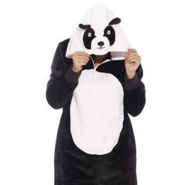 Just Love L6403-L-Panda #FollowMe Adult Onesie/Pajamas