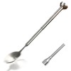 Ouliget Telescopic Cocktail Mixing Spoon,5.5"~17.5"Stainless Steel Extendable Spoon for Drink,Long