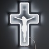 Cross Neon Sign - LED Wall Decor with Long-Lasting Light