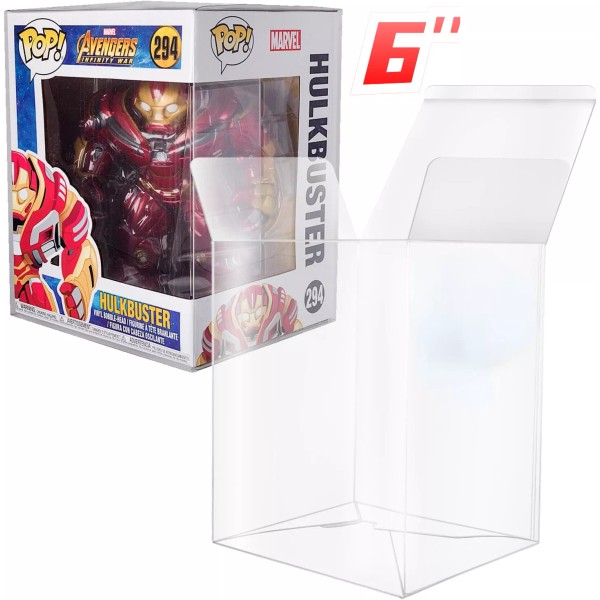 Unbranded 5X Protectors Compatible for Funko Pop! 6" Figures Plastic