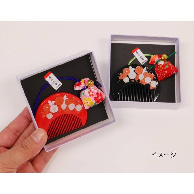 Matsumi Kougei Made in Japan Scent Sachet Half Moon Comb