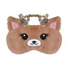 Sleep Mask for Kids, Ynaice 3D Plush Christmas Reindeer Eye