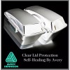 lid skins Clear Hard Bag Lid Covers Fits 2014-2023 Harley-Davidso