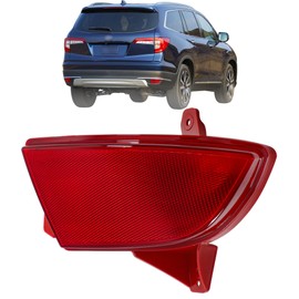 WFLNHB Right Side Rear Bumper Reflector Lights Stop Lamps Replacement for Honda Pilot 2019-2022 RH 33505-TG7-A01