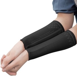 Volleyball Arm Sleeve, Volleyball Arm Sleeves for Girls Women Men Youth Kids,Volleyball Sleeves Youth,Passing Forearm Sleeves,Volleyball Gear,Volleyball Sleeves,Football Basketball 1 Pair Black (M)