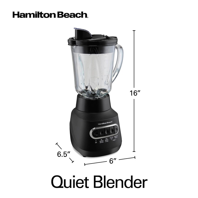 Hamilton Beach Wave Action Blender for Smoothies, Stainless Steel Ice