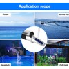 Hallocool Aquarium Salinity Refractometer for Saltwater Seawater Marine Fishkeeping Dual