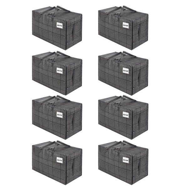 VENO 8 Pack Moving and Storage Bags, Heavy Duty, Alternative