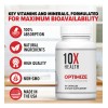 10x Health Optimize Multivitamínico Metilado 90 Cápsulas
