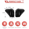 amayum Smoked Black Tail Light Lamp Cover Rear Light Trim