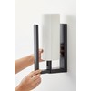 Yamazaki 3399 Magnetic Kitchen Paper Holder with Stopper, Black, Approx.