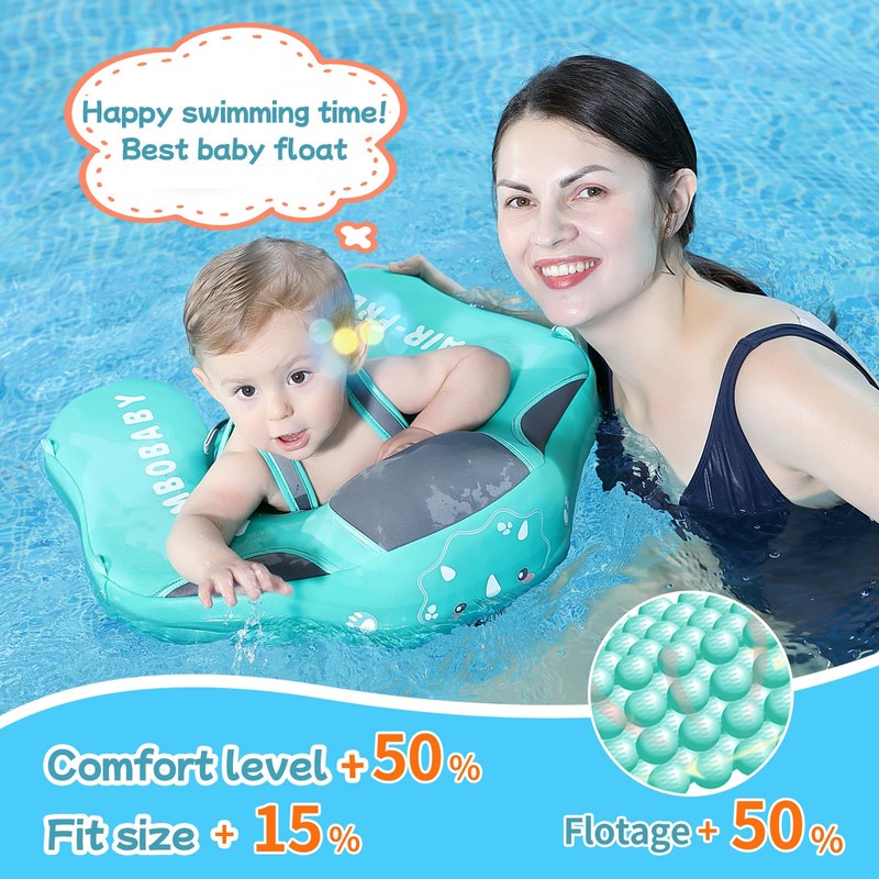 Mambobaby Float with Canopy and Tail New Upgraded Non-Inflatable Baby