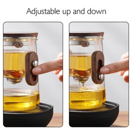 MACTANO Enchanti Tea Pot, Magic Witchcraft Enchanted Glass Travel Teapot with Strainer -330ML