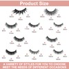 10 Pairs of 3D False Eyelashes with 2 Tubes of