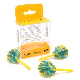 CUESOUL ROST Integrated Dart Shaft and Flights Standard Shape with Four Mythological Symbols Design - Set of 3