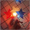 Red White Blue Stars String Lights, 8.5ft Independence Day Decoration