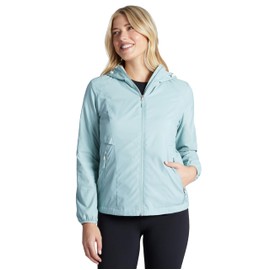 Free Country Women's Trek Mate Windshear Jacket Green Tea L