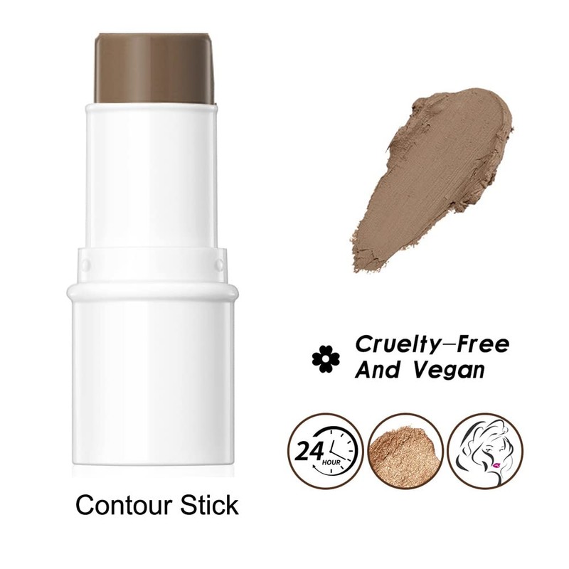 Highlighter Contour Stick, MACGUO Glow Highlighter Makeup Stick, Bronzer Smooth